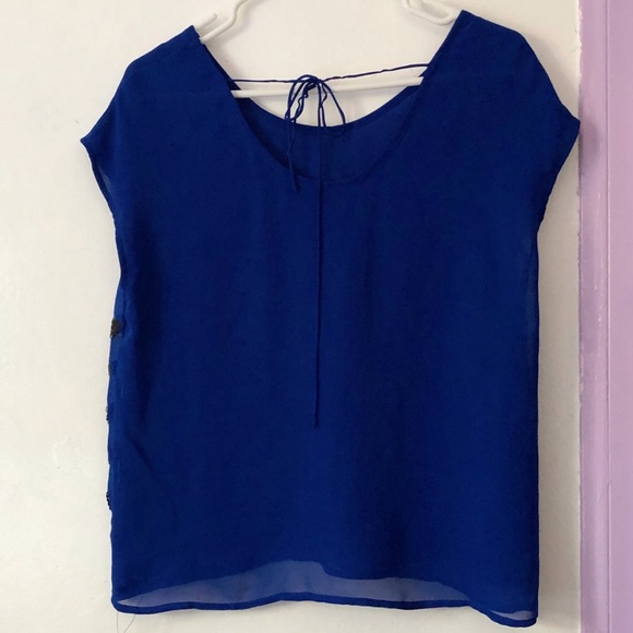 3 for $25 : a.n.a ⋆ sequin stripe top - Picture 4 of 6